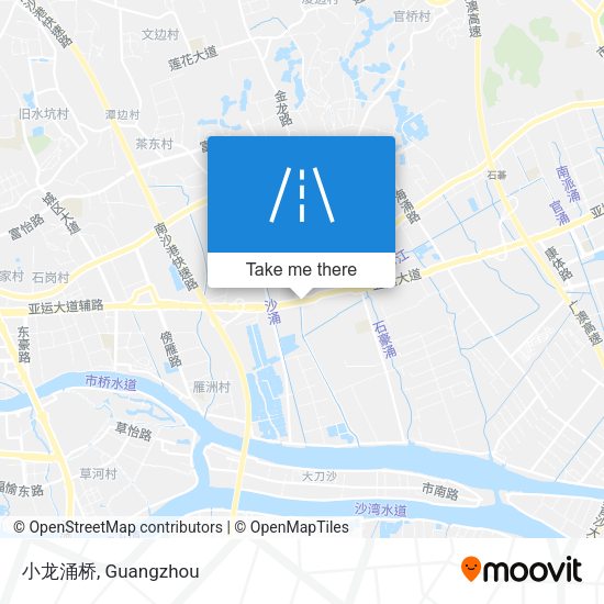 小龙涌桥 map