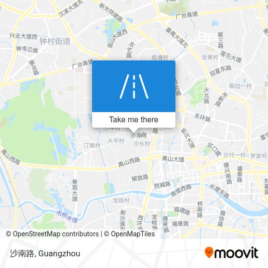 沙南路 map