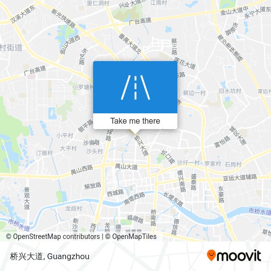 桥兴大道 map