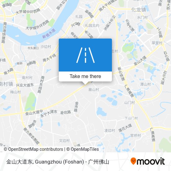 金山大道东 map