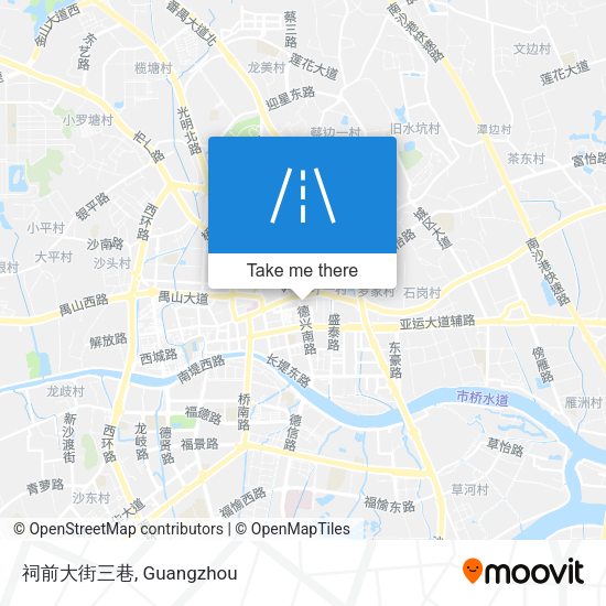 祠前大街三巷 map