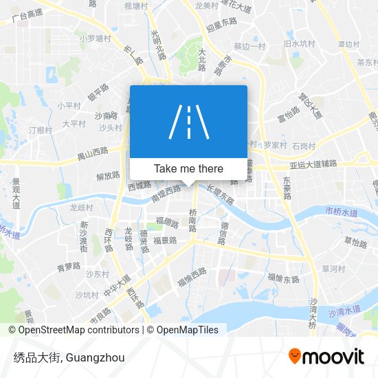 绣品大街 map