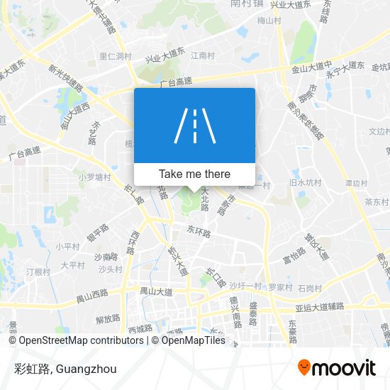 彩虹路 map