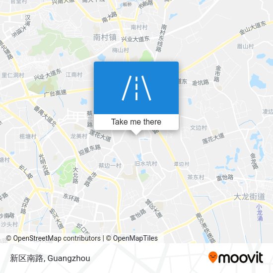 新区南路 map