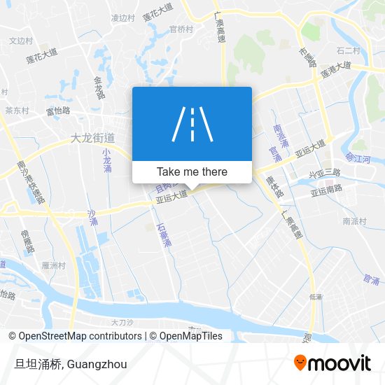 旦坦涌桥 map