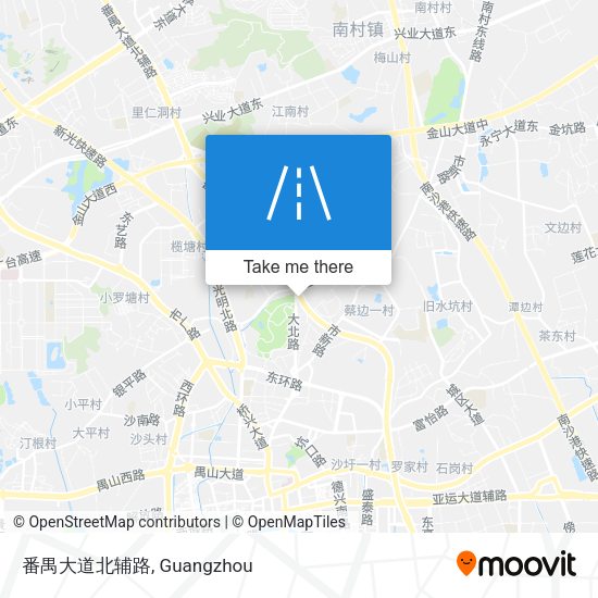 番禺大道北辅路 map