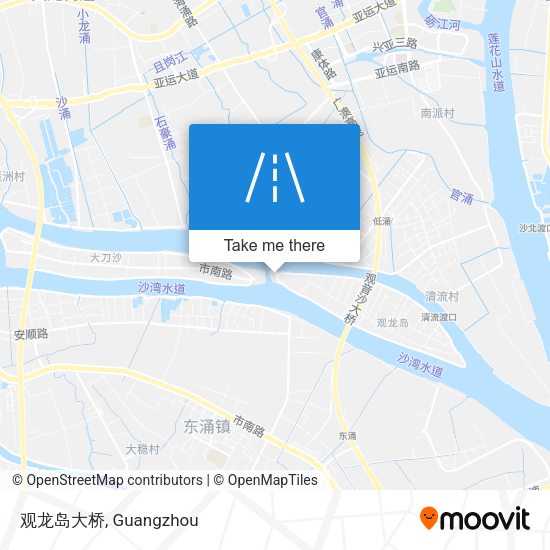 观龙岛大桥 map