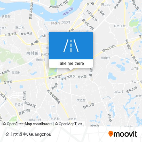 金山大道中 map