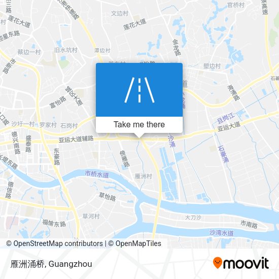 雁洲涌桥 map