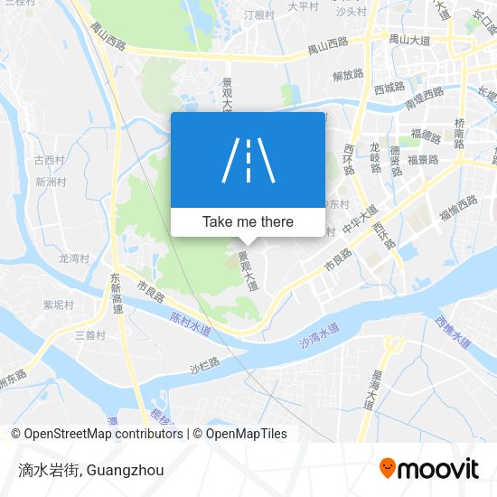 滴水岩街 map