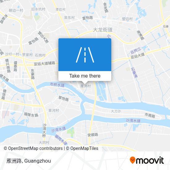 雁洲路 map
