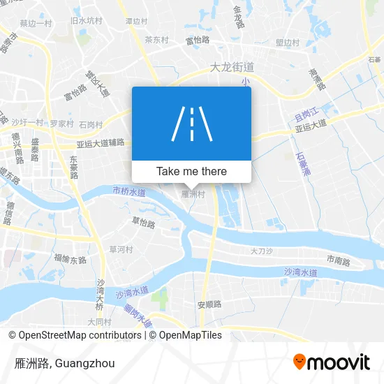 雁洲路 map