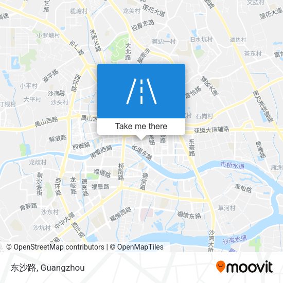 东沙路 map
