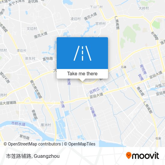 市莲路辅路 map