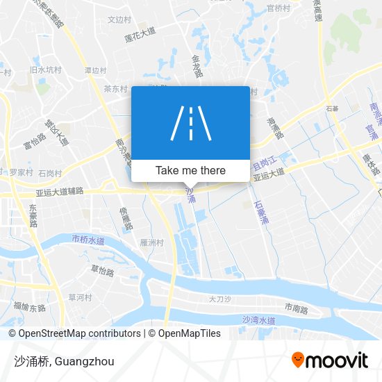 沙涌桥 map