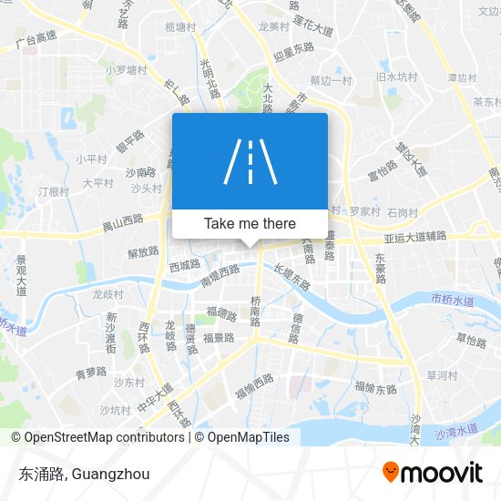 东涌路 map