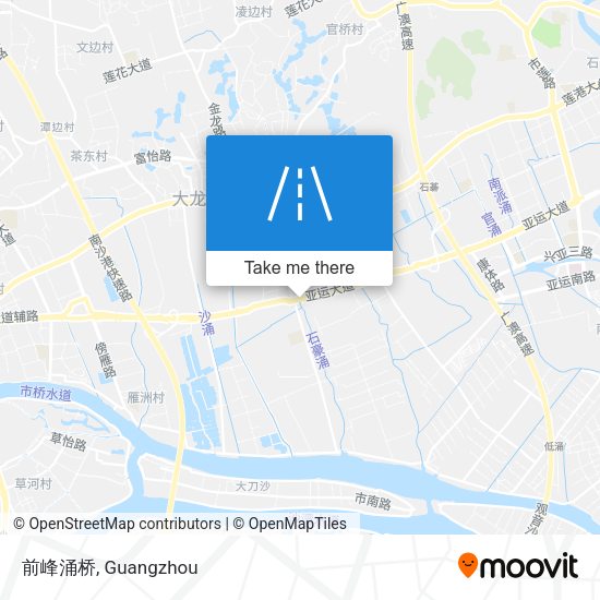 前峰涌桥 map
