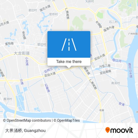 大界涌桥 map