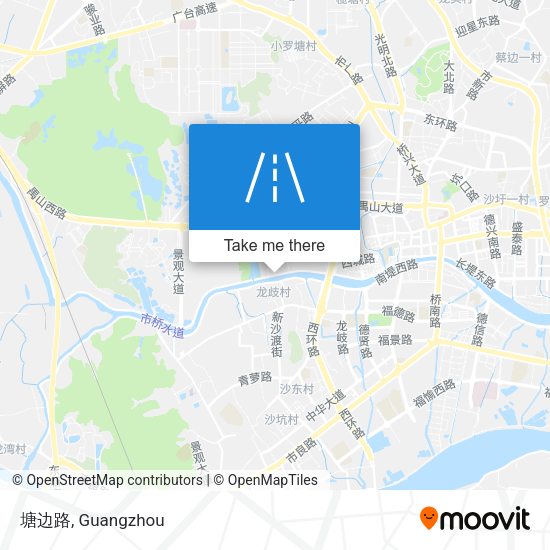 塘边路 map
