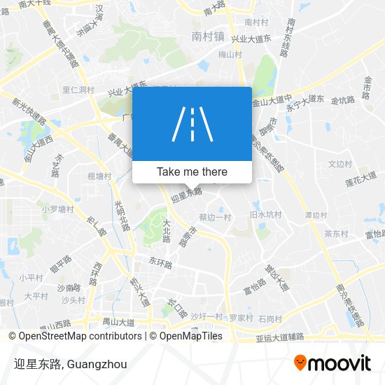迎星东路 map