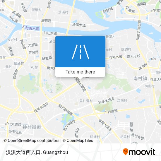 汉溪大道西入口 map