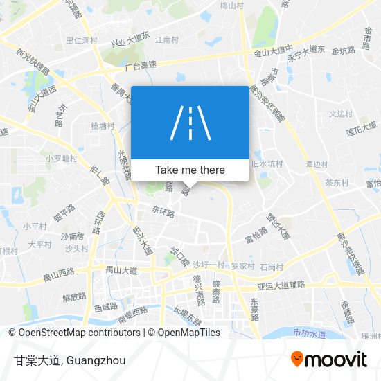 甘棠大道 map