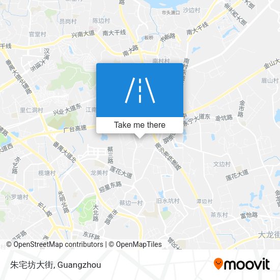 朱宅坊大街 map