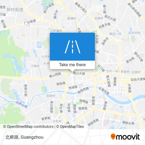 北桥路 map