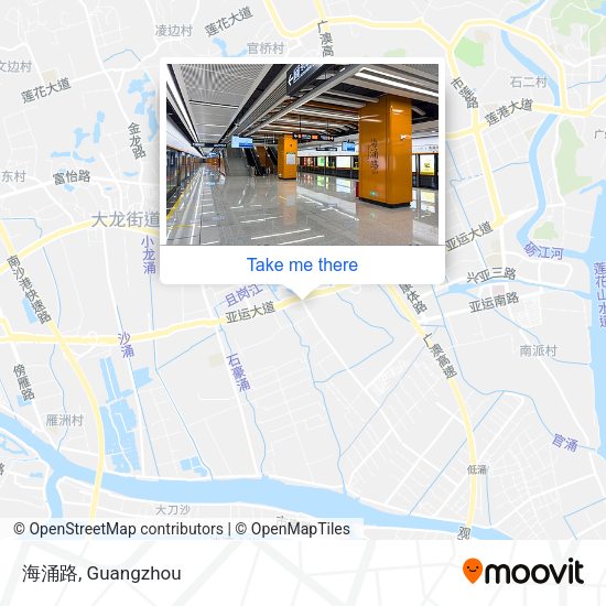 海涌路 map