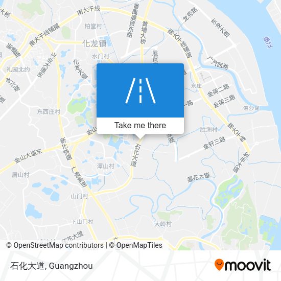 石化大道 map