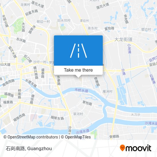 石岗南路 map