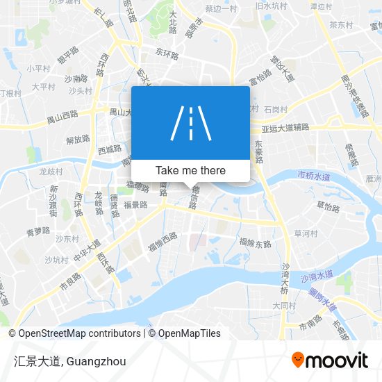 汇景大道 map