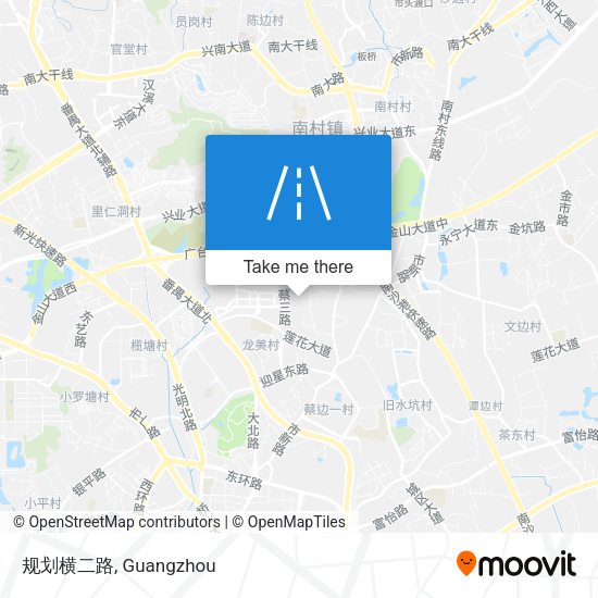 规划横二路 map