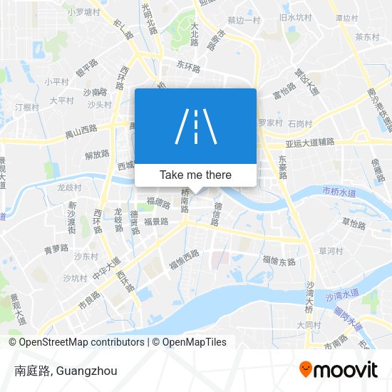 南庭路 map