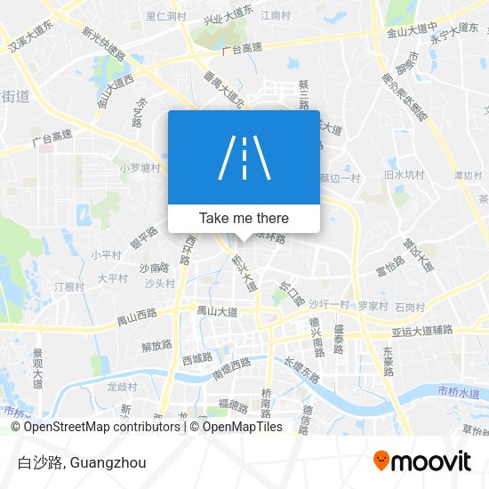 白沙路 map
