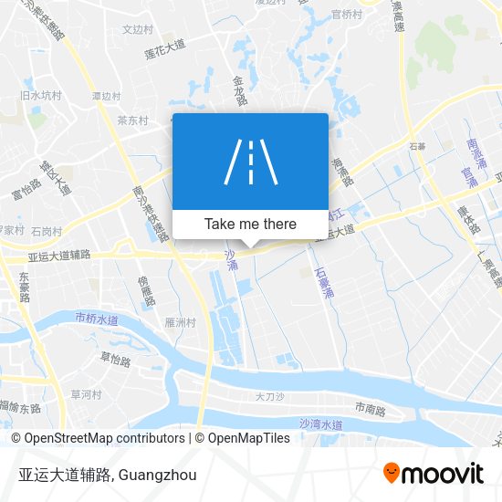 亚运大道辅路 map