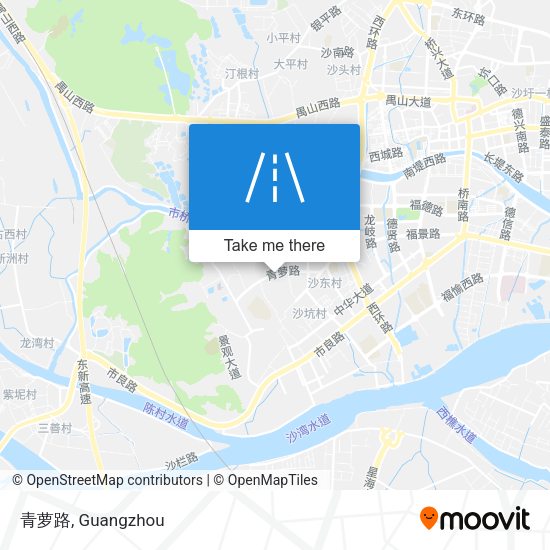 青萝路 map