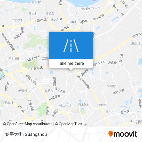 始平大街 map