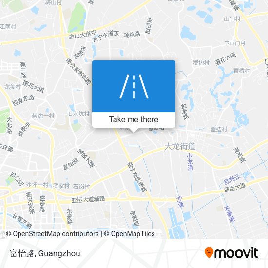 富怡路 map