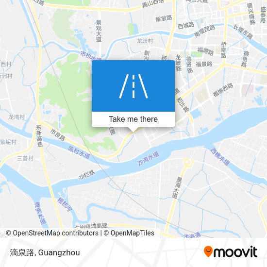 滴泉路 map