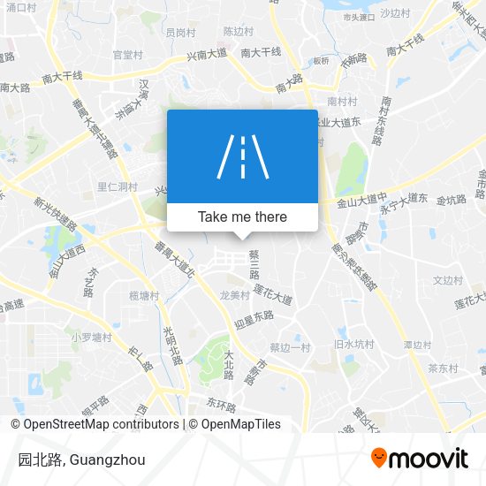 园北路 map