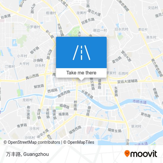 万丰路 map