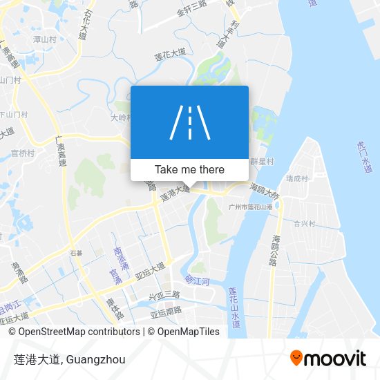 莲港大道 map
