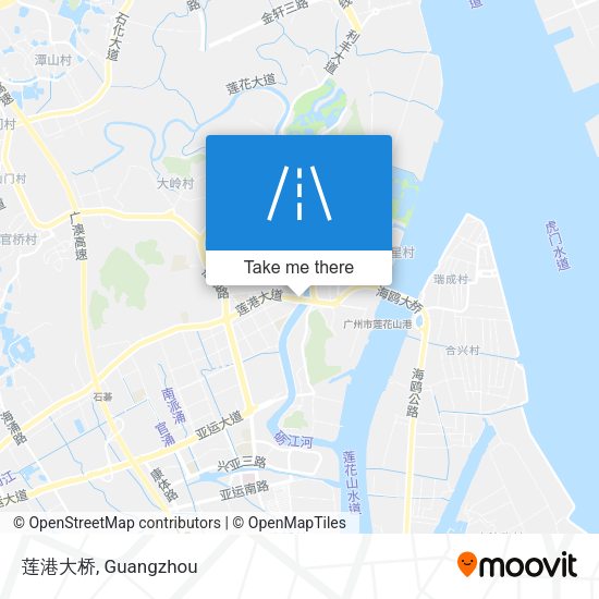 莲港大桥 map