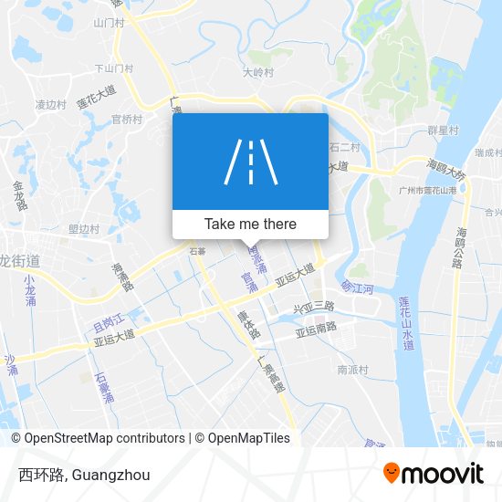 西环路 map
