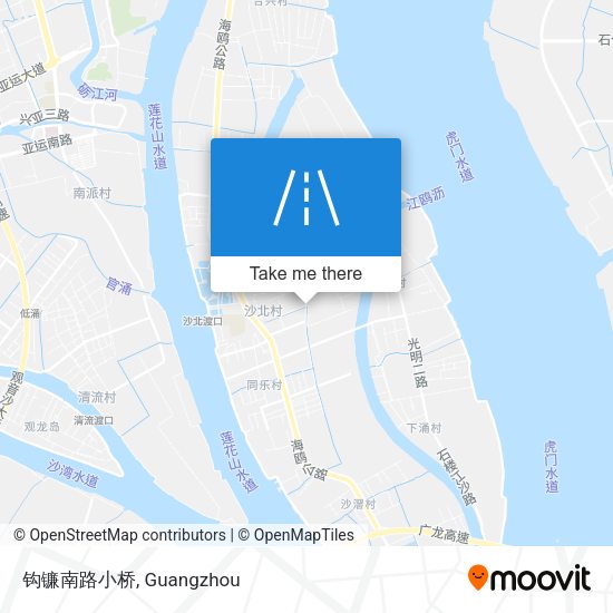钩镰南路小桥 map