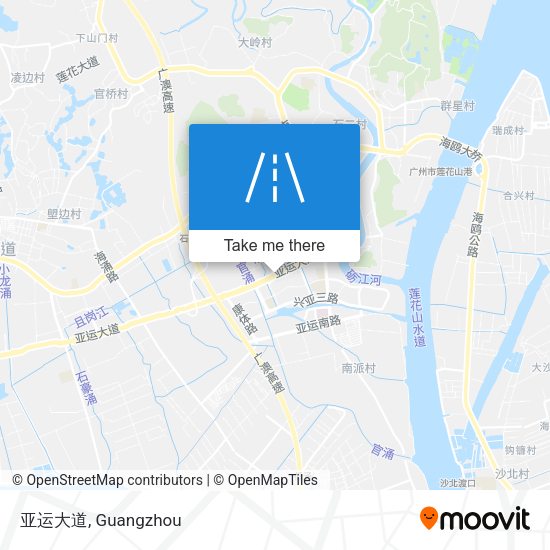 亚运大道 map
