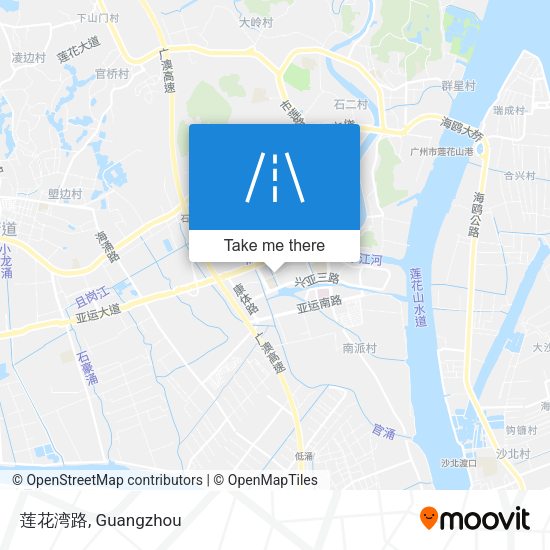 莲花湾路 map