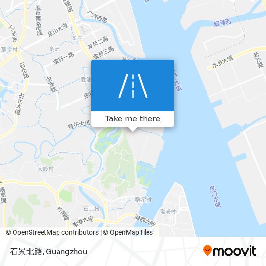 石景北路 map
