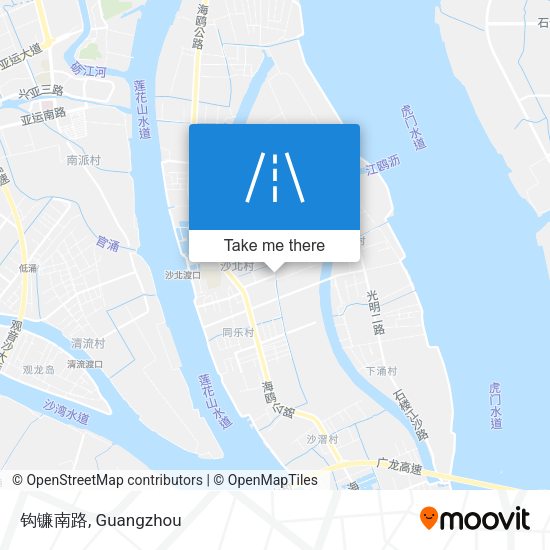 钩镰南路 map